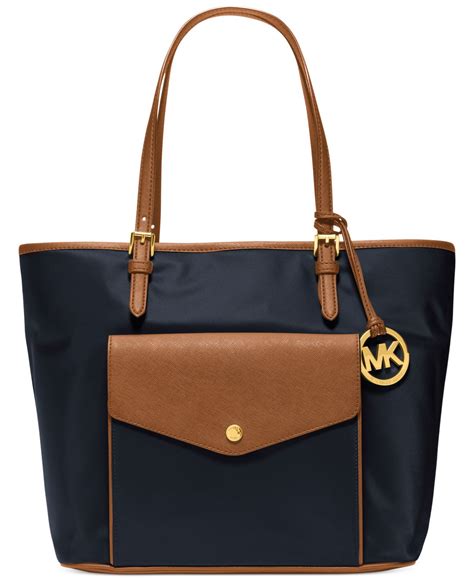 michael kors multifunction tote navy|MICHAEL Michael Kors Women's Jet Set Travel Multifunction .